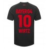 Bayer Leverkusen Florian Wirtz #10 Hjemmedrakt 2023-24 Kortermet